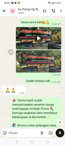 Testimonial Papan Bunga cihujan